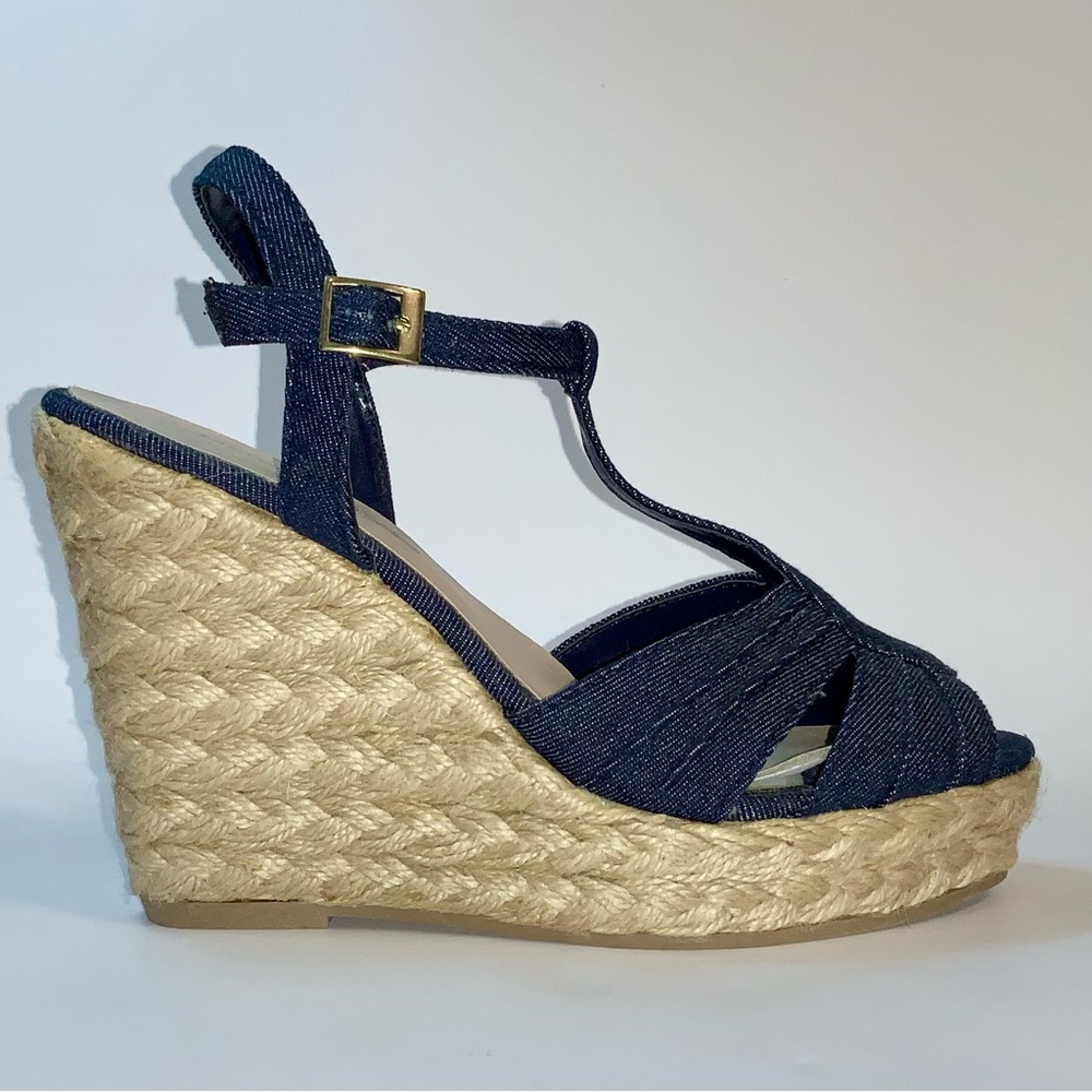 NWOT American Eagle AE Espadrille Wedge Sandal - Picture 4 of 11